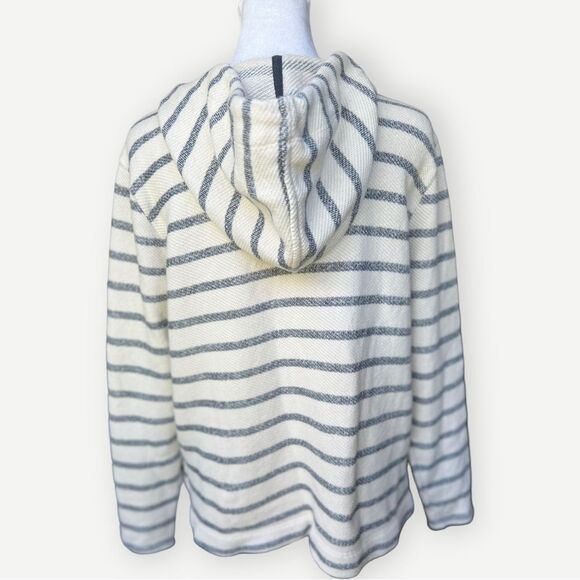 Old Navy Striped Pullover Relaxed Front Pocket V-Neck Hoodie Sweatshirt. Small. - Picture 3 of 7